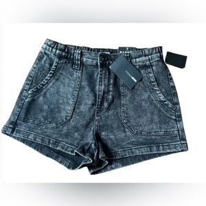 NWT Fashion Nova Black Jean Shorts Modern Cut